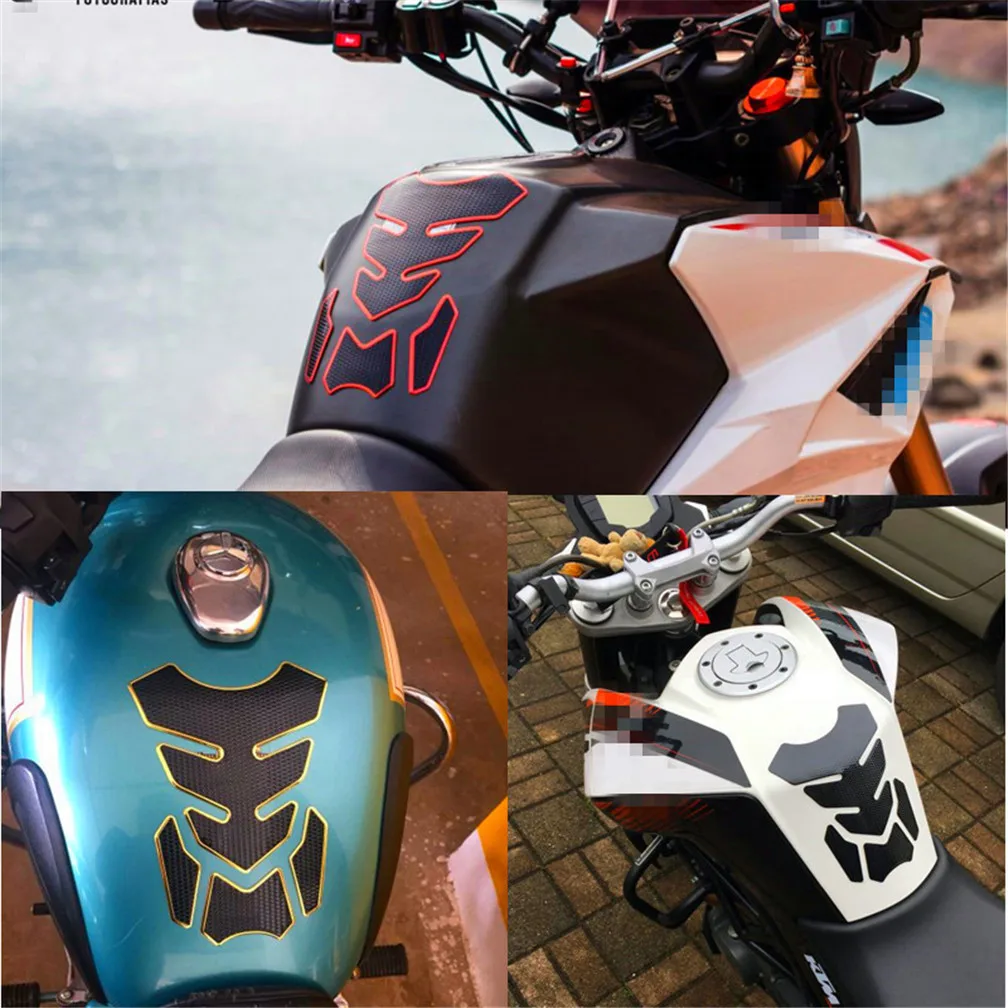 

3D Motorcycle Fuel Oil Tank Pad Rubber Cover Sticker For Kawasaki VERSYS 650cc ZG1000 CONCOURS ZRX1100 1200 ZX1100 ZX11