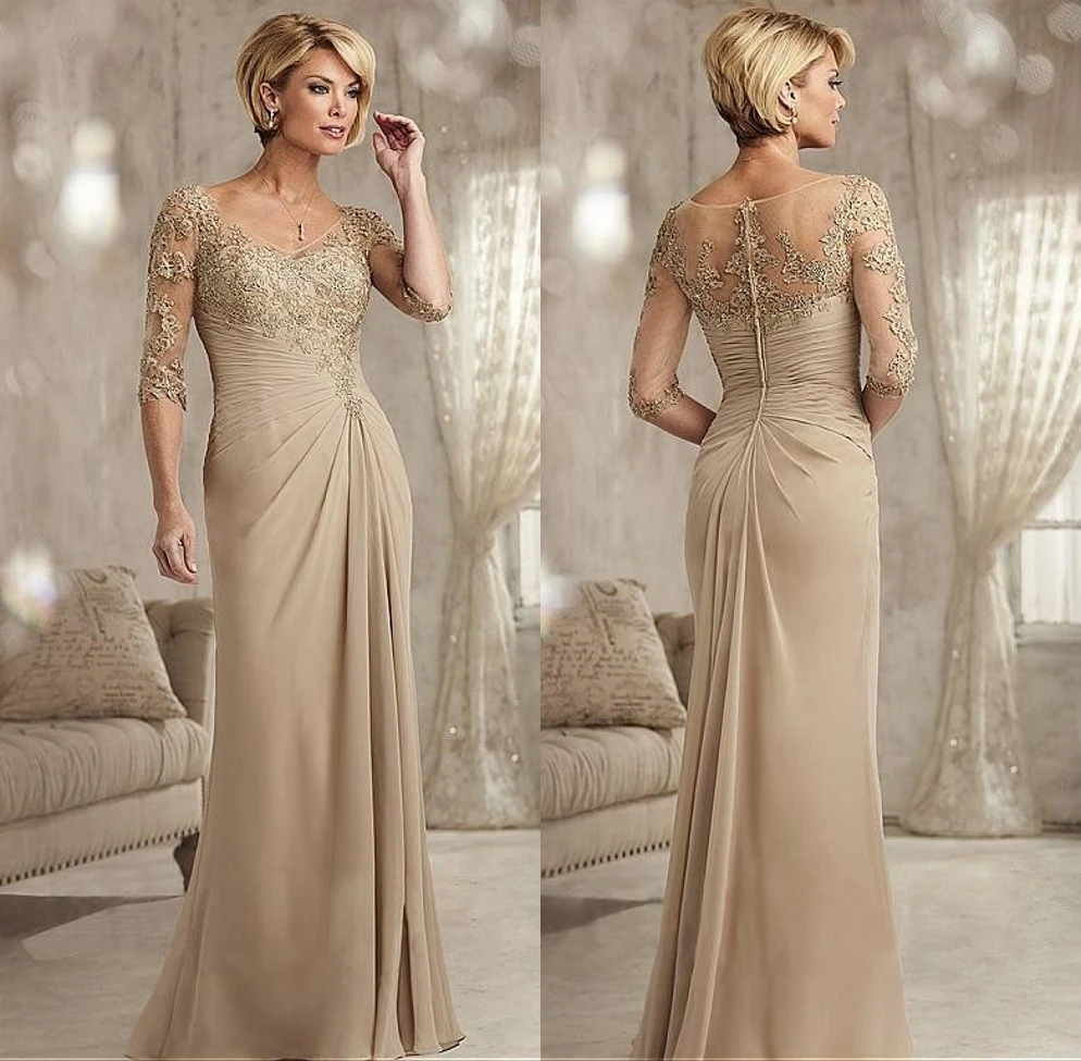 2019 vestidos Madre de novia trajes con chaquetas de encaje gris 3 piezas té longitud Plus tamaño traje Formal boda fiesta invitado vestido de| Vestidos para la de la novia| - AliExpress