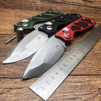 

BMT Mirco DOC Killswitch tactical camp folding knife D2 blade Aluminum handle outdoor hunt EDC tool dinner kitchen knife