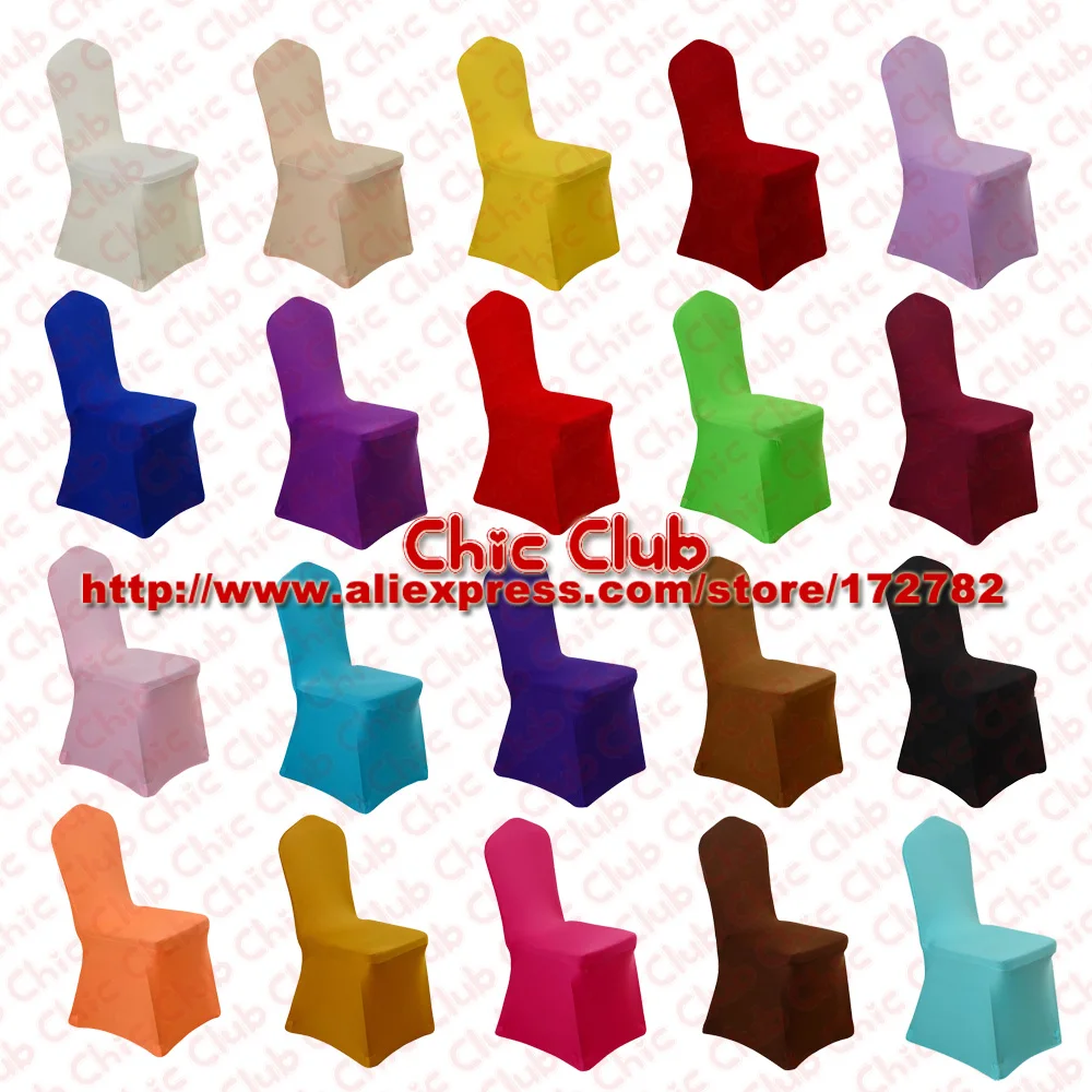

Big Size Universal Selective Color Stretch Polyester Spandex Party Chair Covers for Wedding Hotel Decoration Decor