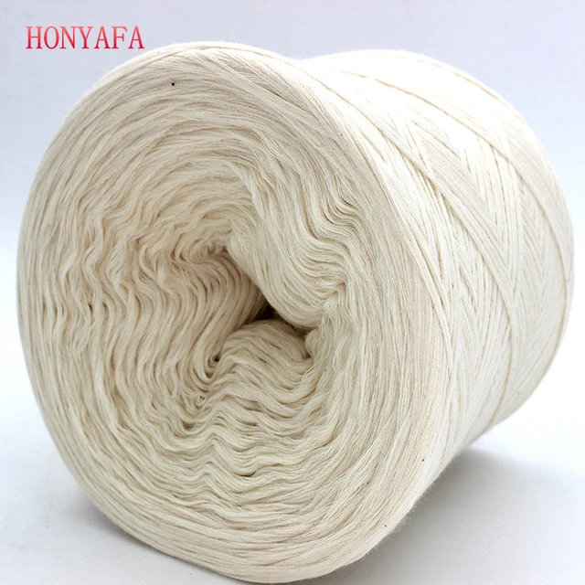 250g/pc White Non Bleached Original Ecology Healthy Cotton Knitted