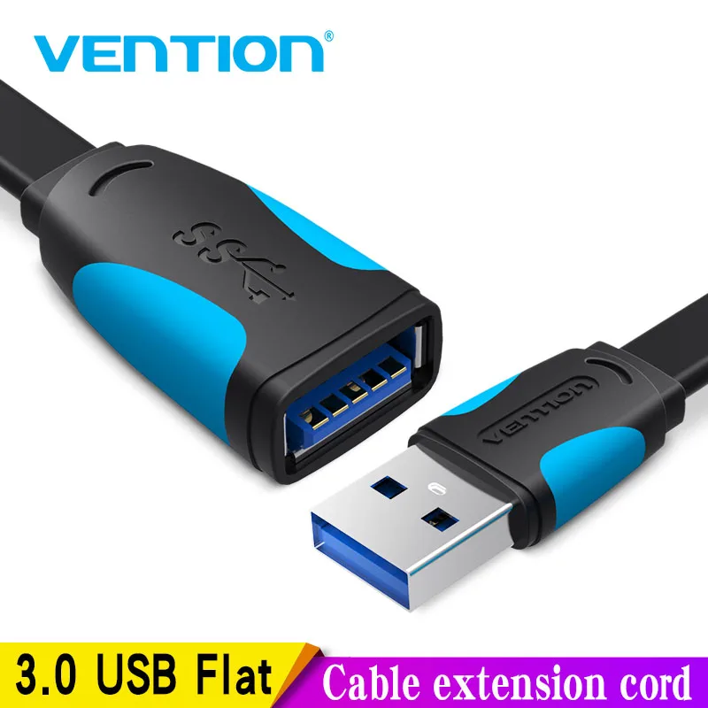 Vention USB2.0 3,0 кабель-удлинитель папа-мама кабель-удлинитель USB3.0 кабель-удлинитель для ноутбука ПК USB кабель-удлинитель 0,5 м 3 м