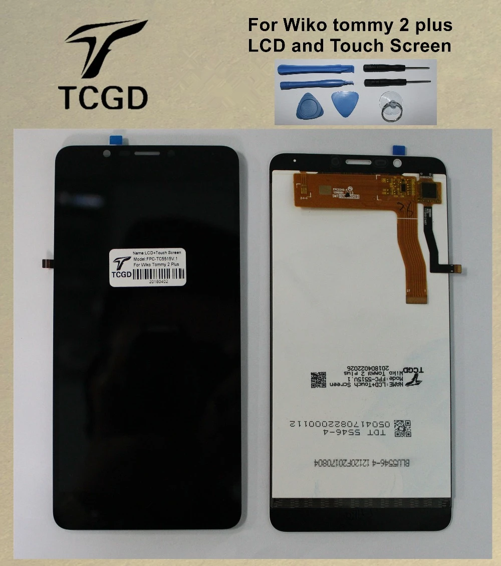 Tcgd用wikoトミー2プラスlcdディスプレイとタッチスクリーン 無料ツール 5 5インチ 携帯電話液晶ディスプレイ Mobile Phone Lcd Screens Aliexpress