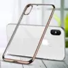 For iPhone XS Max XS XR Case,WEFOR Ultra Slim Thin Clear Soft Premium Flexible Chrome Bumper Transparent TPU Back Plate Cover ► Photo 2/6
