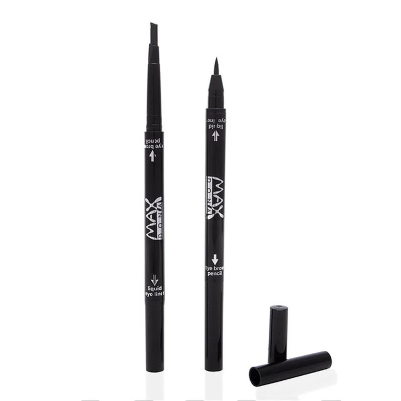 

Eyebrow pencil liquid color makeup 5 color automatic rotating eyebrow pen+ eye liner cosmetic maquiagem profissional completa