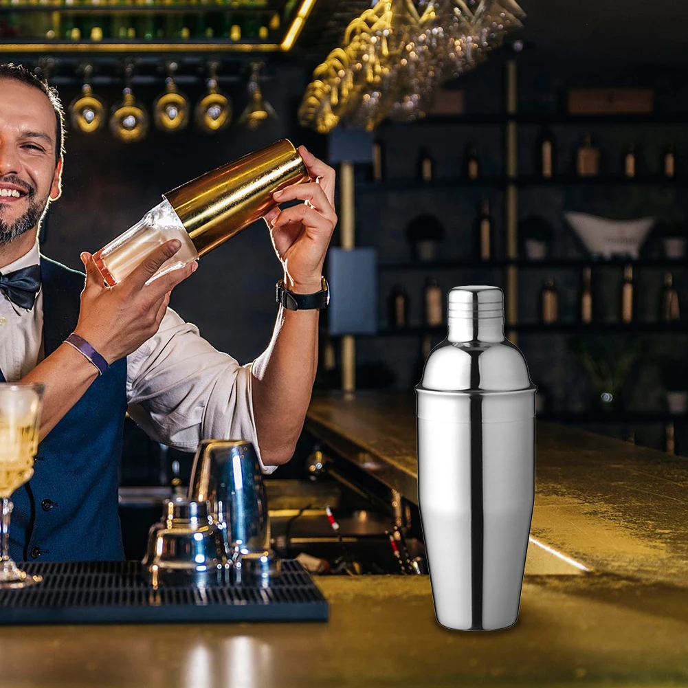 Бармен Коктейль шейкер 750 мл из нержавеющей стали Профессиональный коктейльный бар практический инструмент для барменов для семейного ресторана бар