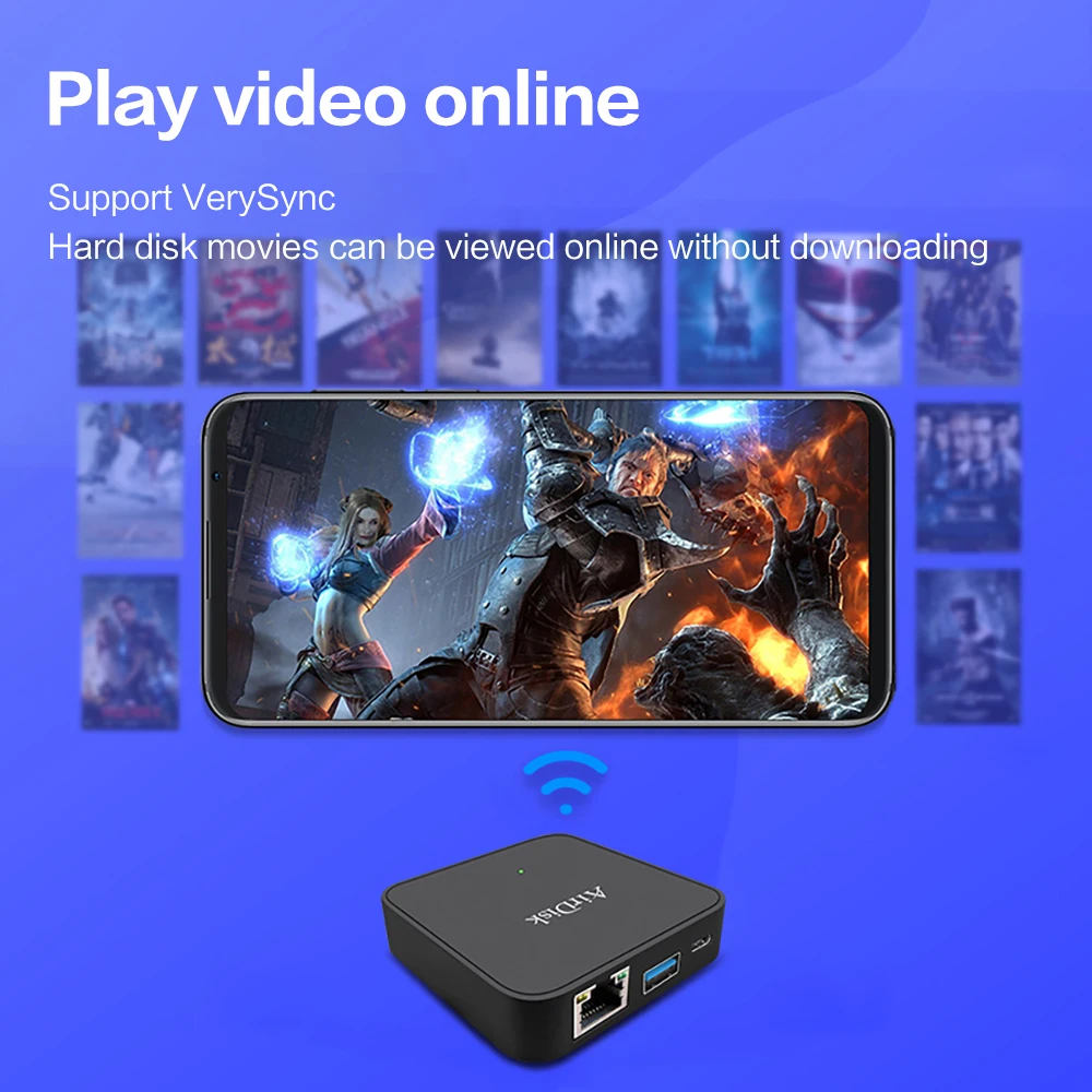 Airdisk Q2 Мобильная Сеть USB3.0 домашняя умная сеть Облачное хранилище многоместный