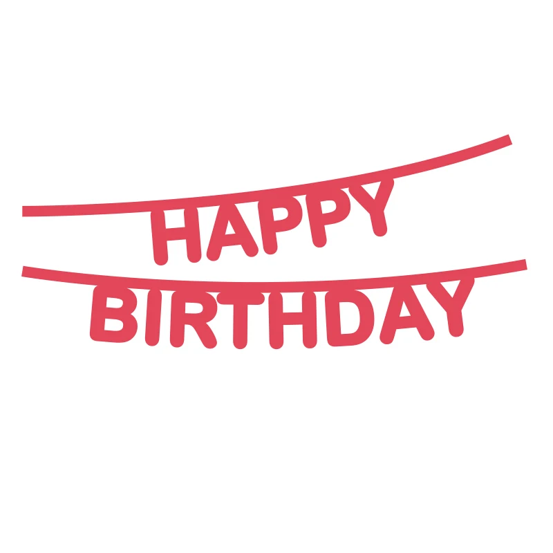 

JC Metal Cutting Dies for Scrapbooking Dies Cut Happy Birthday Letters Words Folder Card Making Handmade Album Stencil Craft Die