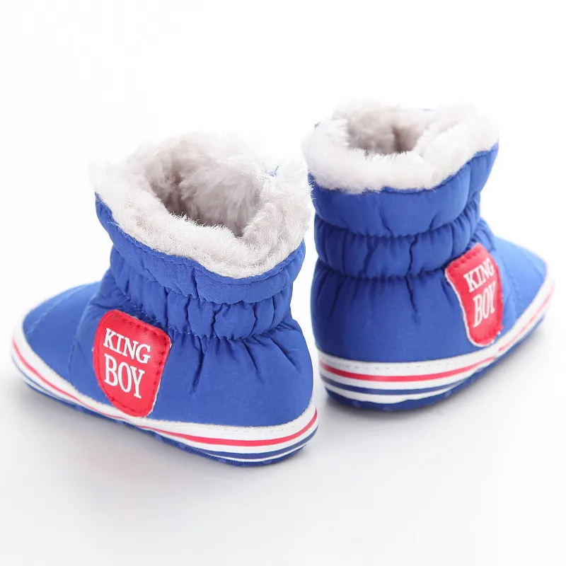 Kidadndy/зимние сапоги для новорожденных; зимняя теплая Модная Удобная нескользящая обувь с мягкой подошвой; JAS666