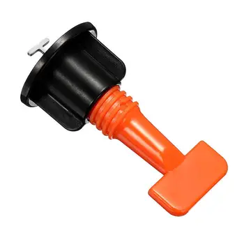 

100Pcs Flat Ceramic Floor Wall Construction Tools Reusable Tile Leveling System Kit MAL999