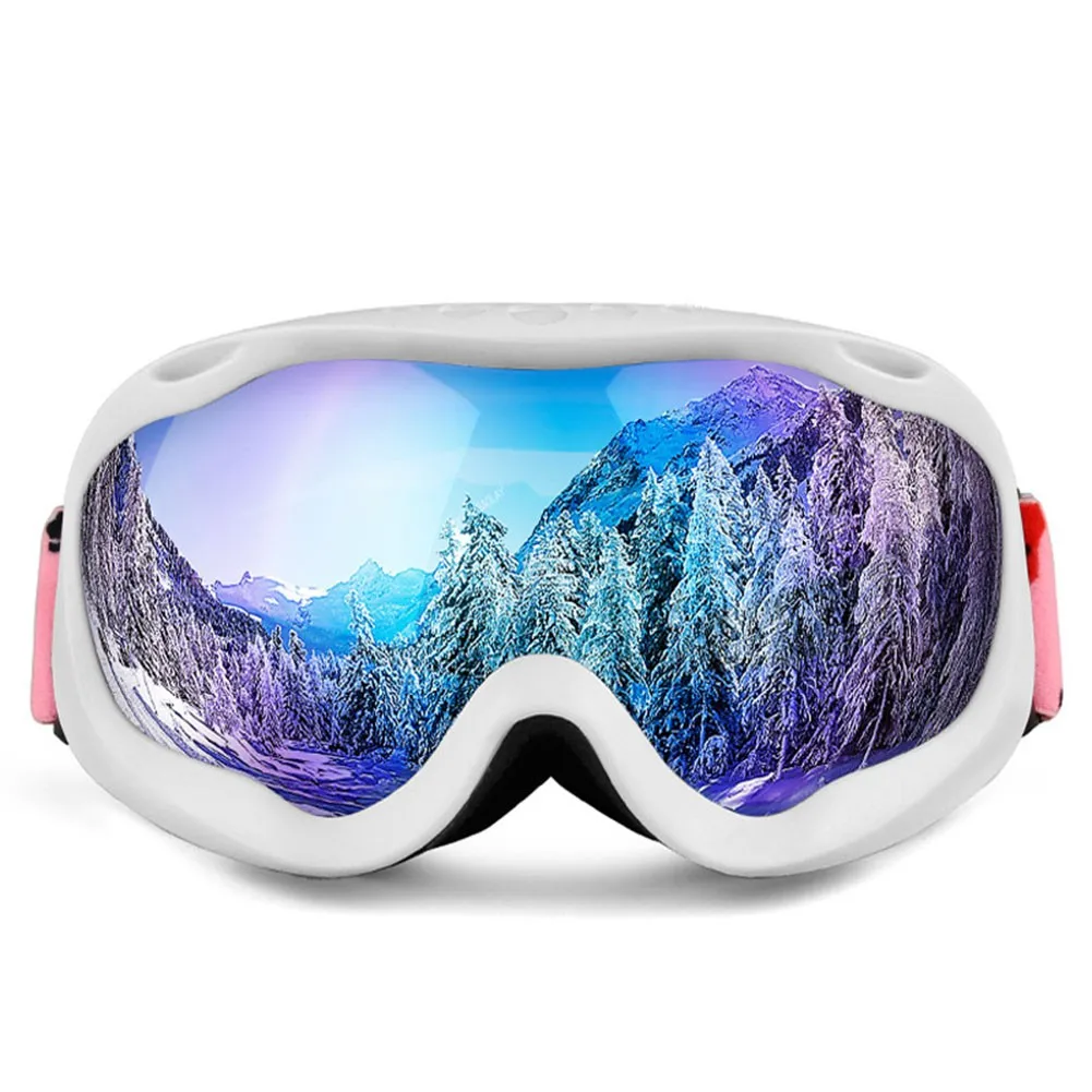 Зимние лыжные очки унисекс с защитой от ультрафиолетовых лучей, подходят для катания на лыжах - Цвет: 6