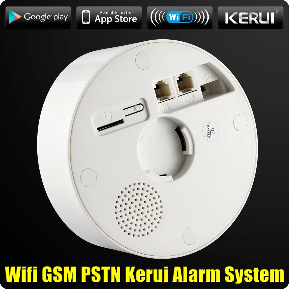 Цена Оптовые продажи KERUI W2 Wifi GSM PSTN Телефон стационарный домашний будильник приложение ISO 433MHz TFT Golor экран RFID снятие руки охранный комплект