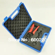 Набор обжимной инструмент содержит один обжимной инструмент и четыре замены обжимные штампы/пасти упаковка в пластиковой коробке HS02C-5D1