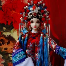 32 см Китайская традиционная опера Куклы Коллекционные принцесса Чанг пинг кукла древняя девушка игрушки кукла модель w/Stand