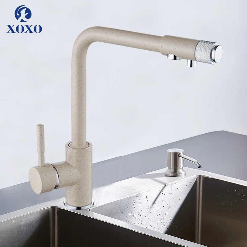  XOXO Kitchen Purify Faucets Drinking Water Filter Kitchen Deck Mounted Mixer Tap Pure Water Filter  - 32994162578