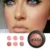 FOCALLURE Макияж Румяна косметическая пудра для лица Bronzer Румяна Косметическая натуральная основа макияж Хайлайтер для лица Контур румяна - изображение