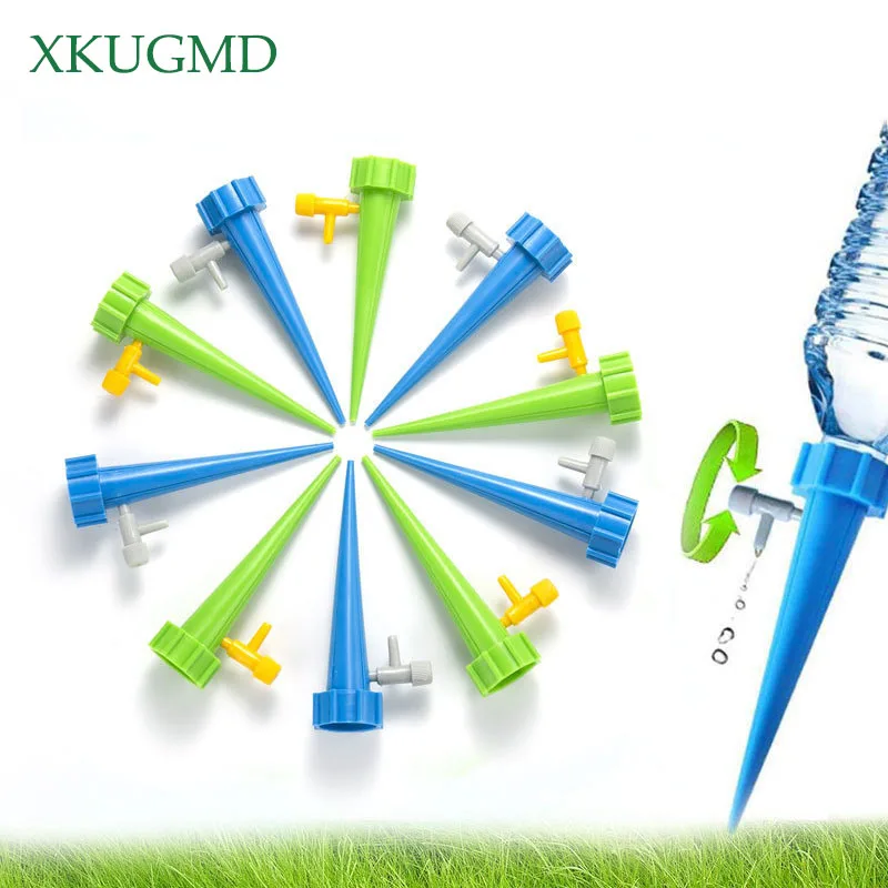 

5Pcs Plant Self Watering Spikes Adjustable Stakes System Vacation Plant Waterer Self Automatic Watering Spikes Irrigation System