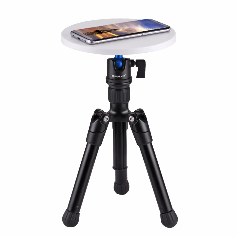 PULUZ 1/4 Screw interface Round Tray Compatible with Electronic 360 Degree Rotation Panoramic Tripod Head Diameter: 18cm/7inch
