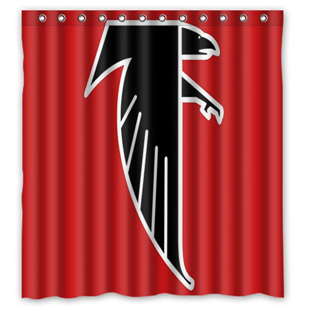 66x72 Atlanta Falcons Shower Curtain 72x72 inch Dragon Ball Z Bleach Fairy Tail Naruto Together | Дом и сад