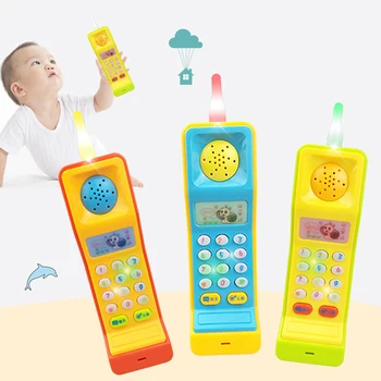 

Baby Phone Electronic Toy For Kids Mobile Phone Led Flashing Light Music Sound Educational Learning Machine Toys