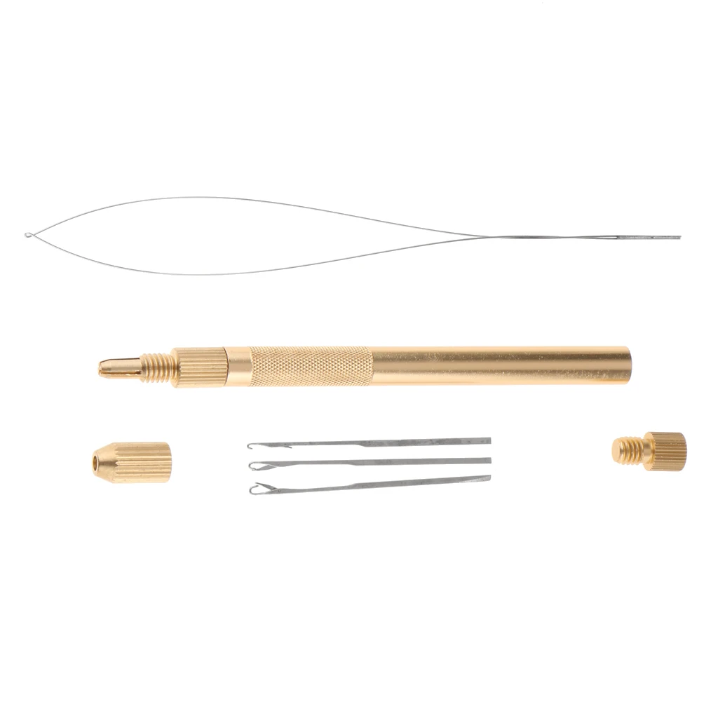 Ventilating Latch Pulling Hook Needles + Holder Kit for DIY Lace Wig Hair Extension, Micro Rings Beads Link Threader Ventilating Latch Pulling Hook Needles + Holder Kit for DIY Lace Wig Hair Extension, Micro Rings Beads Link Threader
