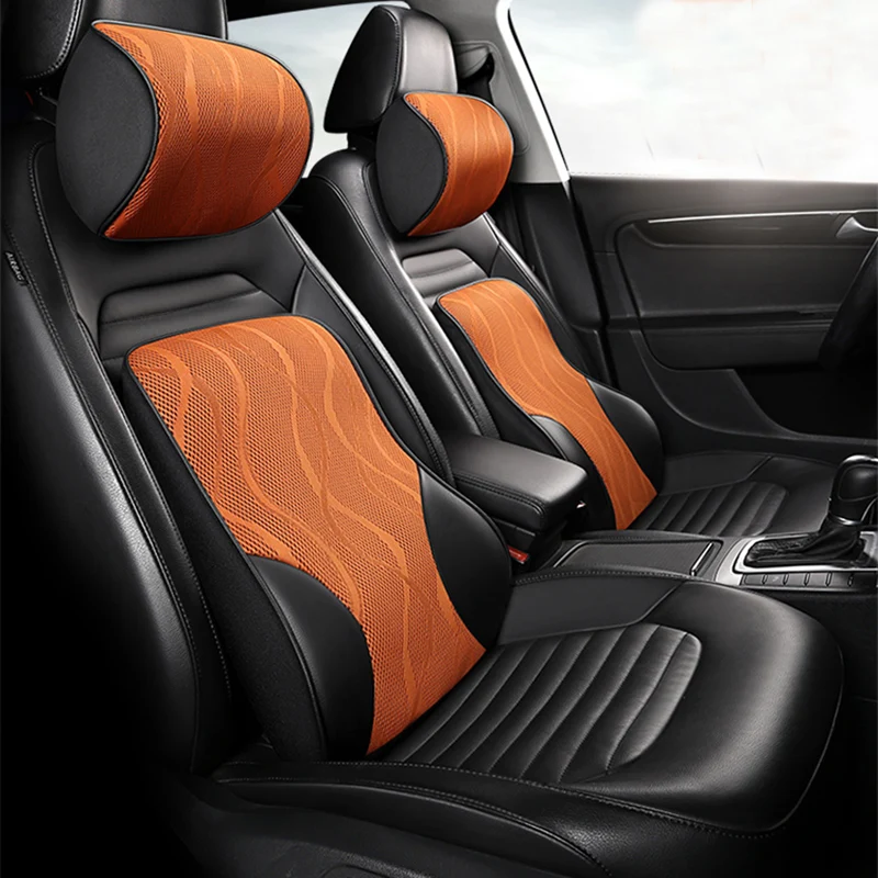 KKYSYELVA 6 цветов Memory Foam кресло поясничная подушка для поддержки спины подушки для офиса дома автомобиля Авто салонные аксессуары