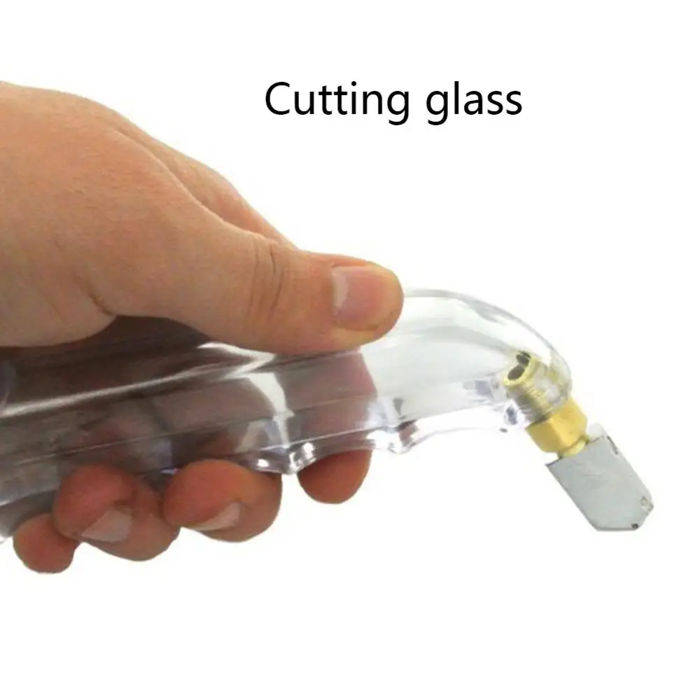 

1pc Professional Oil Filled Tungsten Carbide Bottle Glass Cutter Cutting Wheel Diamond Head Hand Tools Color Random