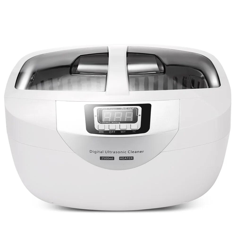 

SKYMEN 2.5L Digital Ultrasonic Cleaner Baskets Jewelry Watches Dental Heating Ultrasound Ultrasonic Vegetable Cleaner Bath