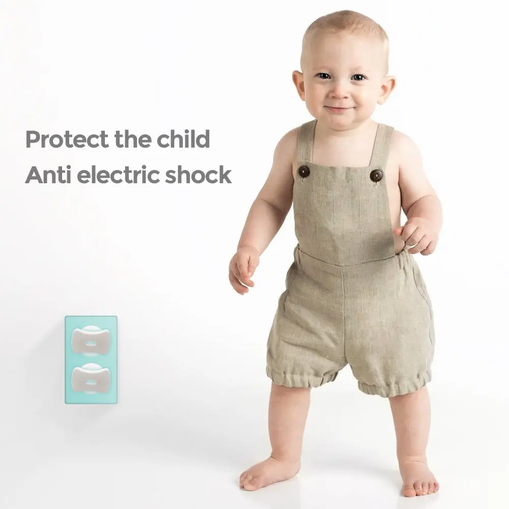 Малышу (24 Вилки + 4 кнопки), разъем крышка для защиты ребенка, замки для малышей, 2-дыры затыкают протектор для защиты детских