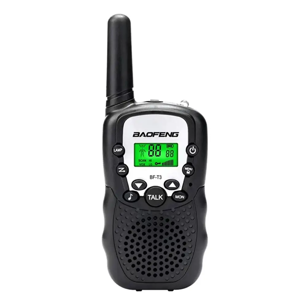 

2Pcs Baofeng BF-T3 UHF462-467MHz 8 Channel Portable Two-Way 10 Call Tones Radio Transceiver for Kids Radio Kid Walkie Talkie