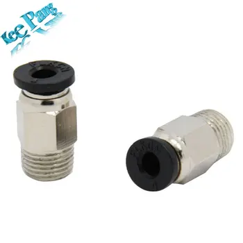 

5pcs Pneumatic Connectors Push Pipe Fittings 3D Printer Kit Quick Connector Jointer For Feeding PLA/ABS Remote Quick Joint