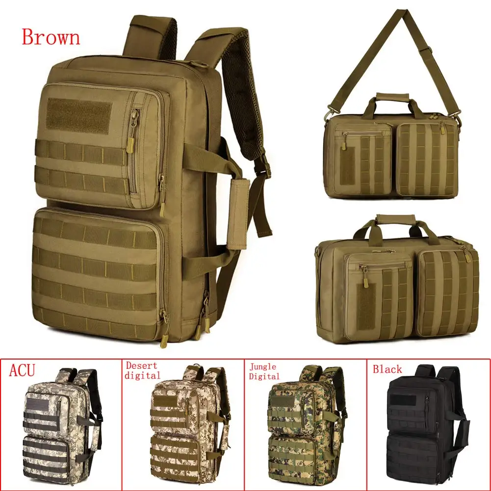 

2017 Outdoor Multifunction 35L Military Tactical Hiking Backpack Messenger Bag Handbag Men's Sports Camo Backpack Waterproof