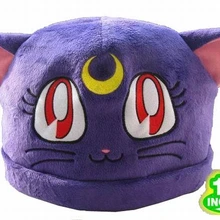 Сейлор Мун Фиолетовый кот шляпа плюшевая белая шляпа подарки на день рождения