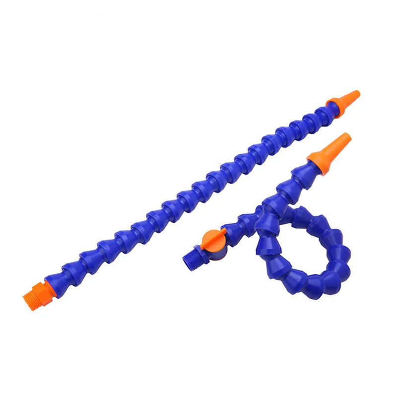 

Plastic Cooling Tube 1/4" 3/8" Round Nozzle Plastic Flexible Water Oil Coolant Pipes Hoses For CNC Machine Lathe