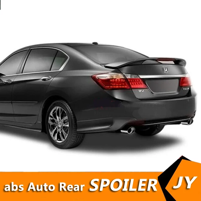 

For HONDA Accord Spoiler 2012-2014 Accord spoiler High Quality ABS Material Car Rear Wing Primer Color Rear Spoiler