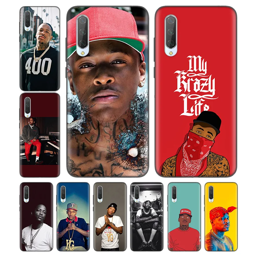 

Silicone Case For Xiaomi Redmi Note 7 7A 7S 6 6A 5 K20 Mi A1 A2 8 9T CC9 CC9E Lite Pro F1 Phone Bags Bumper Cover Fall Rapper yg