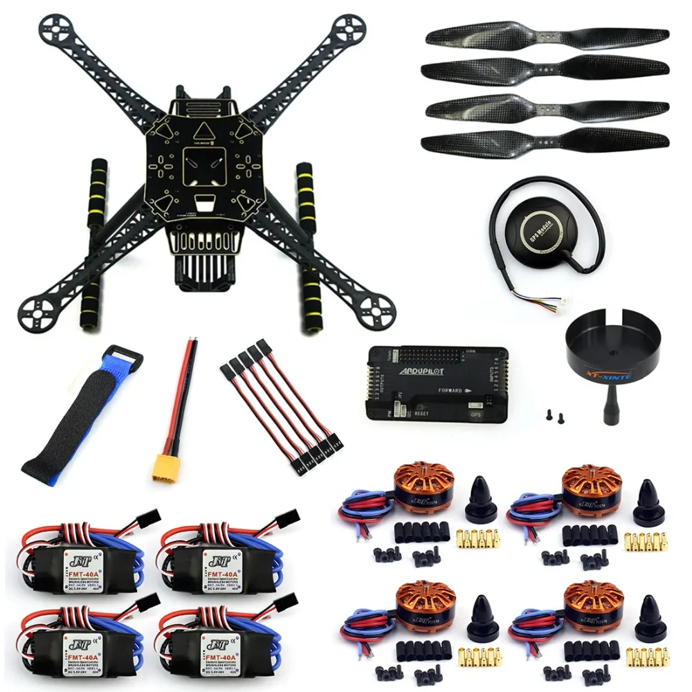 F19457 F DIY 4 Axle RC FPV font b Drone b font S600 Frame Kit with