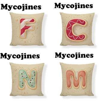 

Hot Sale New Year Cushion Cover Red Stripe Dot 45x45cm Bedroom Sofa Living Room Four-Piece Set Decor Christmas Gift Pillowcases