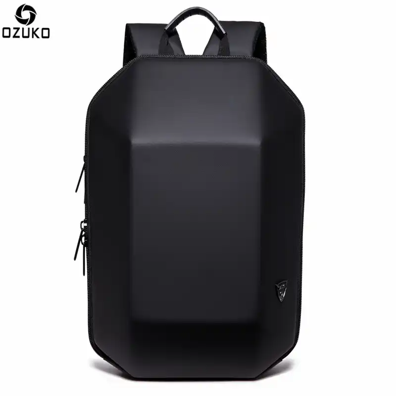 15.6inch Men Fashion Hard Shell Waterproof Laptop Backpack Mochila with Lock