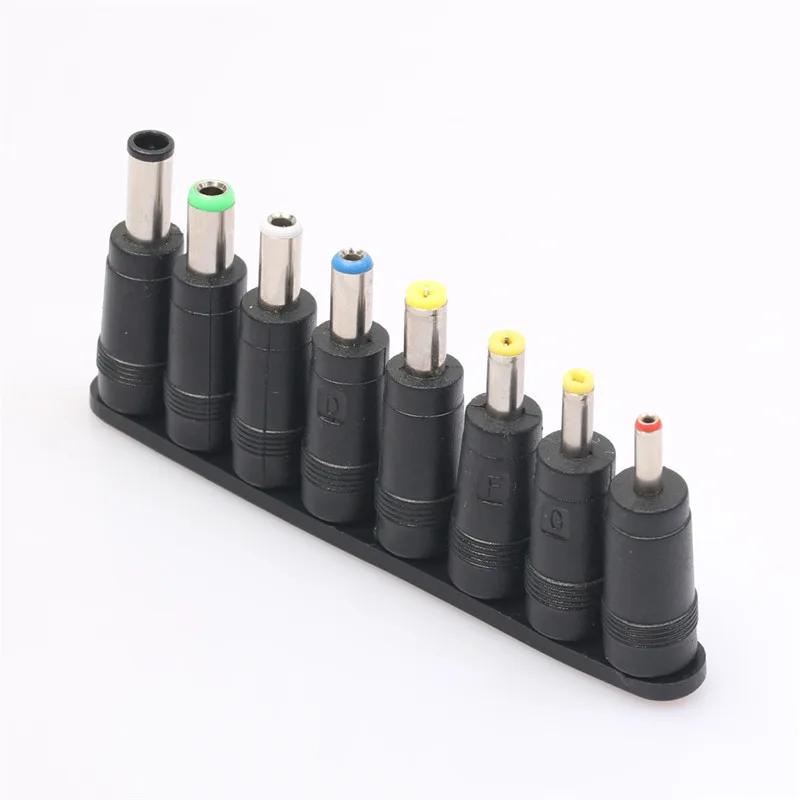 

Ecosin2 Computer Cables & Connectors 8PCS Universal AC DC Power Charger Adapter Tips For Laptop Notebook In 1 SET Nov6