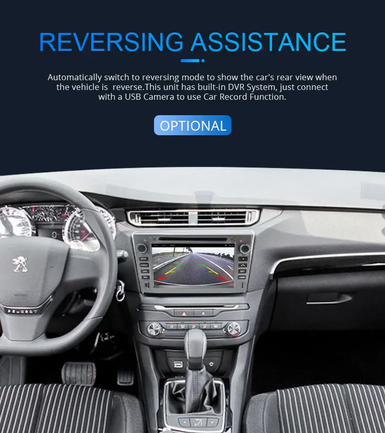 Excellent LJHANG Android 9.0 Car DVD Multimedia Player For PEUGEOT 308 408 308SW GPS Navi WIFI 2 Din Car Radio Stereo Headunit Auto RDS SD 11