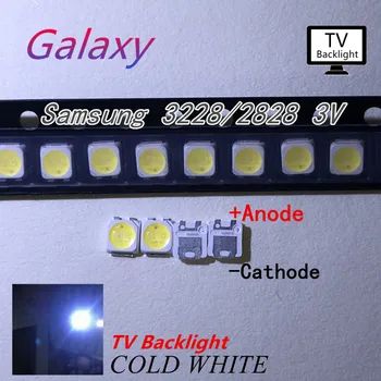 

50PCS Backlight Flip-Chip LED 1.5W 3V 3228 2828 SPBWH1322S1KVC1BIB Cool white TV Application LCD Backlight for TV For SAMSUNG