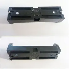 100pcs Battery Organizer 1.5V AA Battery Slot Storage Holder Box Battery Case For 1x AA Battery Black Container Wholesale