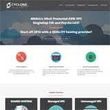 CycloneServers:$17/年/512MB内存/5GB空间/500GB流量/KVM/洛杉矶/西雅图-羊毛之家