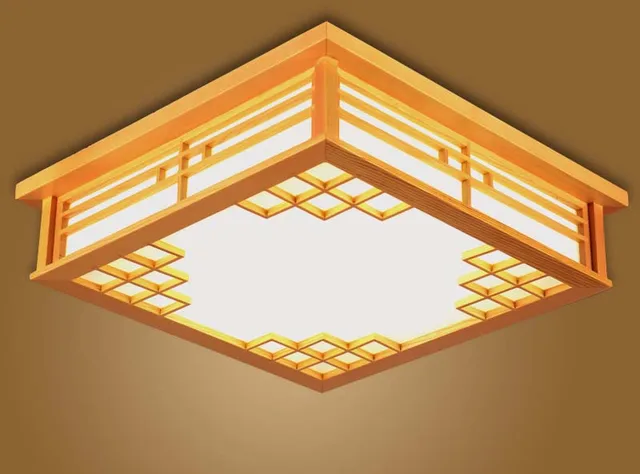 japanese ceiling light traditional japanese ceiling lights square 4555cm bedroom led lamps sheepskin study wood lamp 45 55cm japanese ceiling light traditional japanese ceiling lights square 4555cm bedroom led lamps sheepskin study wood lamp 45 55cm