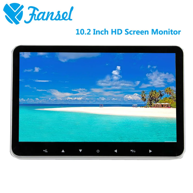 

Fansel 10.2 Inch Ultra-thin Car Headrest Monitor MP5 Player HD 1080P Video Screen With USB/SD/HDMI Slot/FM Transmitter/Speaker