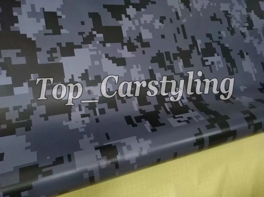 digital print black gray  vinyl car wrapping film sticker (8)