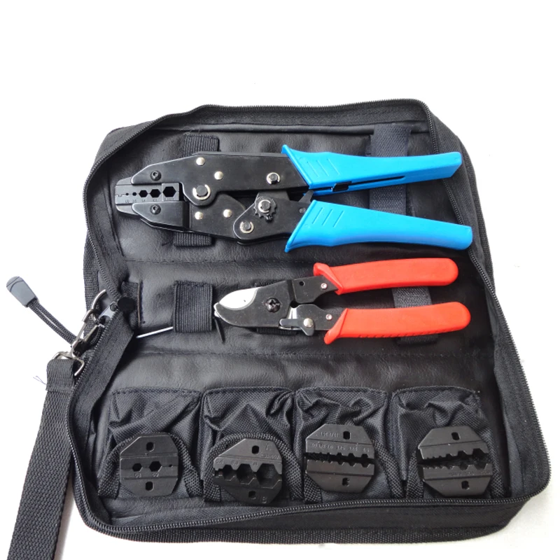 LS K05H CCTV Tool Kit Coaxial Crimping Tool kit with cable