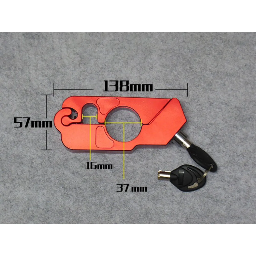 Замок на руль мотоцикла, скутер, ATV, тормозная муфта, безопасность, защита от кражи, замки для Honda Yamaha Piaggio