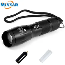 ZK20 CREE XML-T6 4000 Lumens Flashlight LED Torch 5 Mode Zoomable LED Flashlight Bike Bicycle Light by 1*18650 or 3*AAA Battery